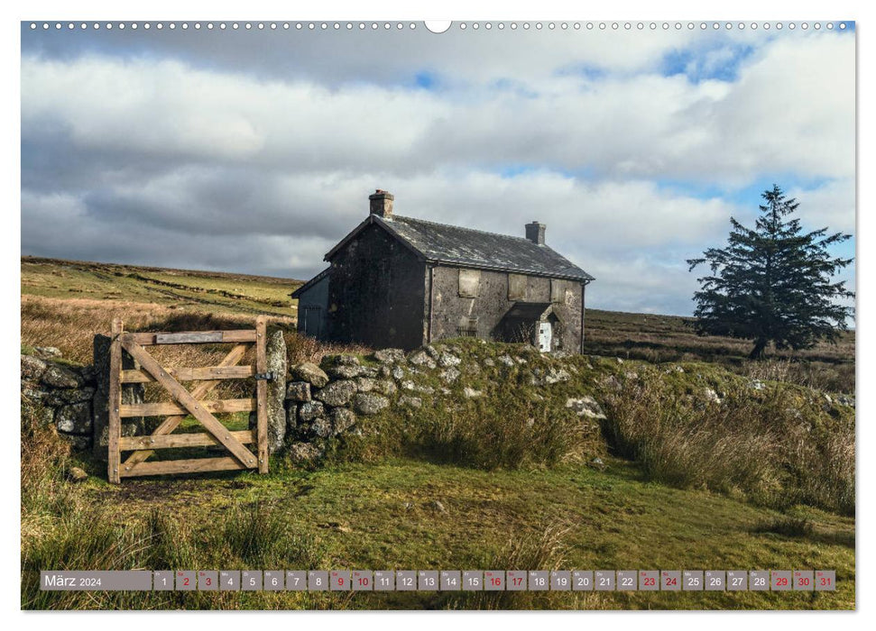 Dartmoor, herbe Schönheit im Süden Englands (CALVENDO Premium Wandkalender 2024)