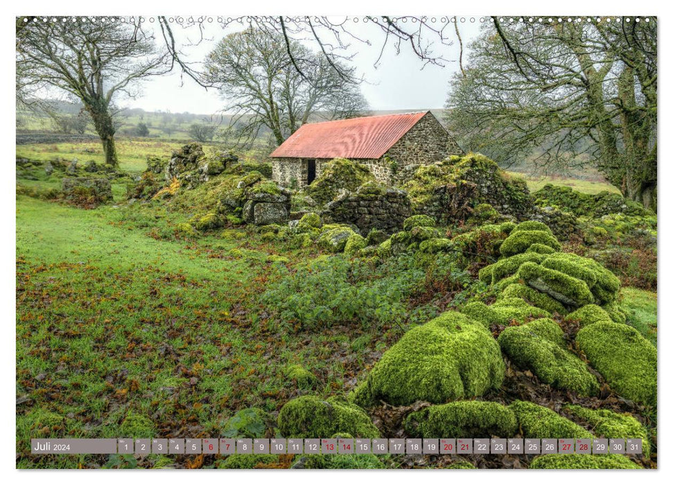 Dartmoor, harsh beauty in the south of England (CALVENDO Premium Wall Calendar 2024) 
