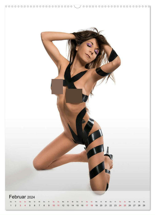 grlz Taped Sexy Girl (CALVENDO Premium Wandkalender 2024)