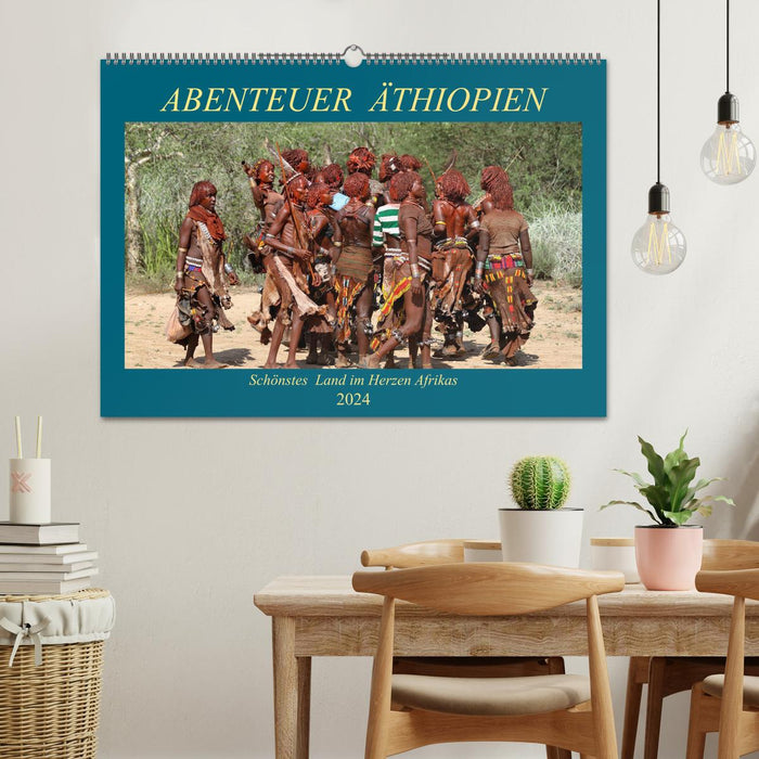 Aventure Ethiopie (calendrier mural CALVENDO 2024) 
