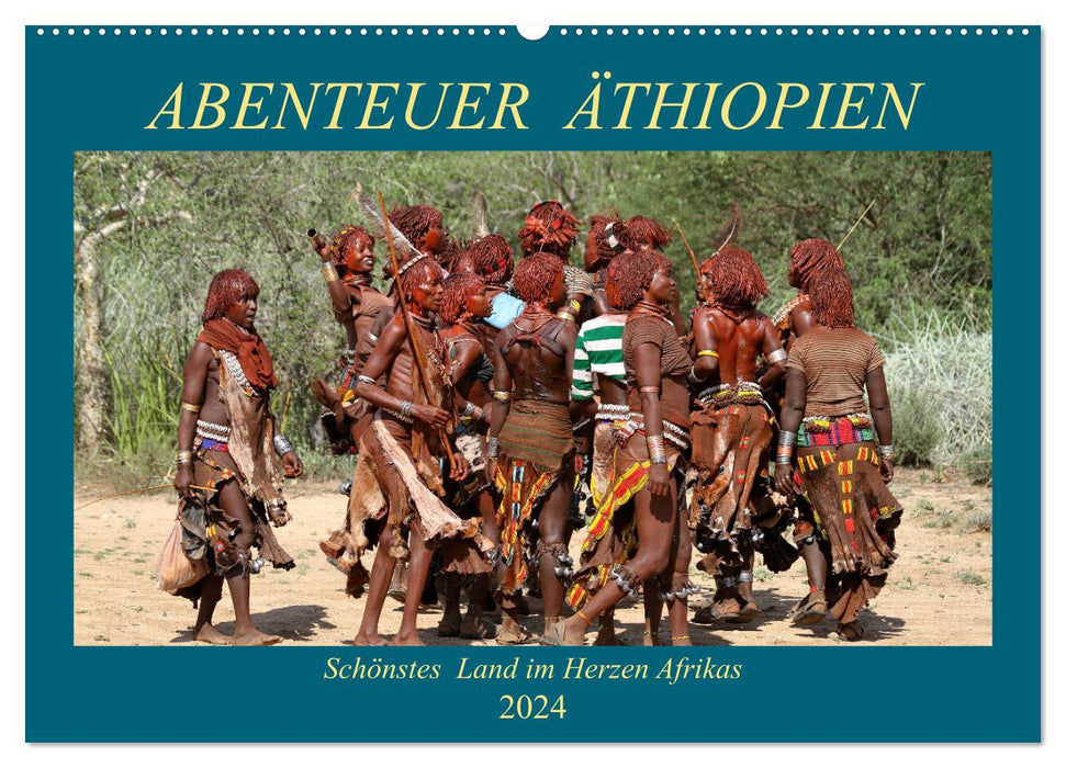 Aventure Ethiopie (calendrier mural CALVENDO 2024) 