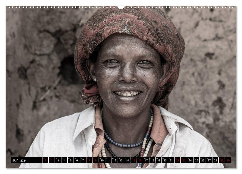 No country touches like Ethiopia (CALVENDO wall calendar 2024) 