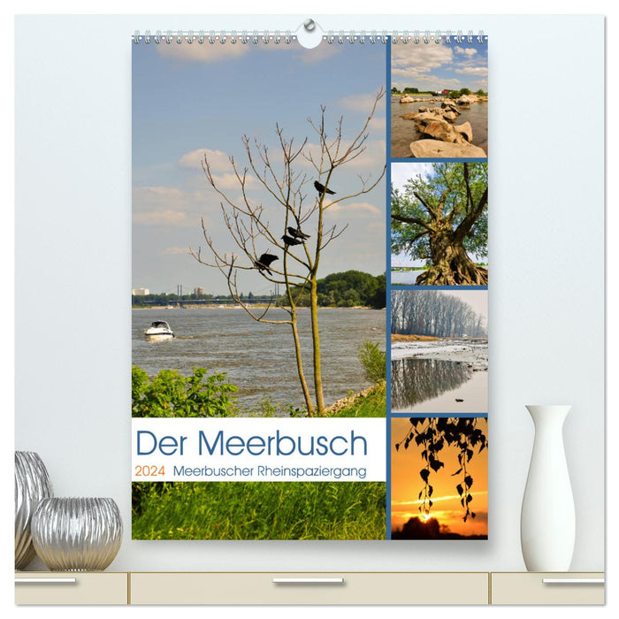 Der Meerbusch - Meerbuscher Rheinspaziergang (CALVENDO Premium Wandkalender 2024)