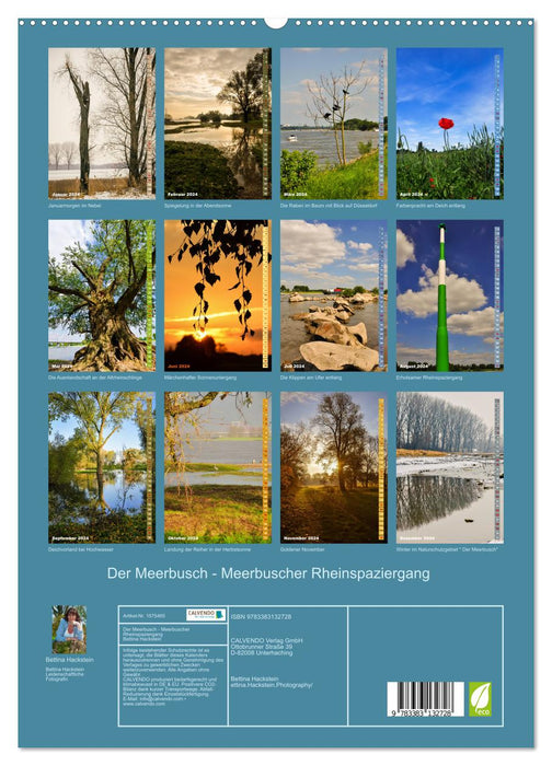 The Meerbusch - Meerbusch Rhine Walk (CALVENDO Premium Wall Calendar 2024) 