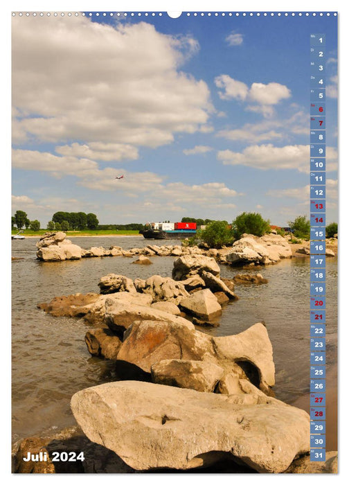 The Meerbusch - Meerbusch Rhine Walk (CALVENDO Premium Wall Calendar 2024) 