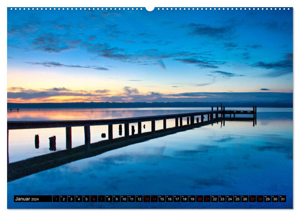 Vues sur le lac Starnberg (Calvendo Premium Calendrier mural 2024) 