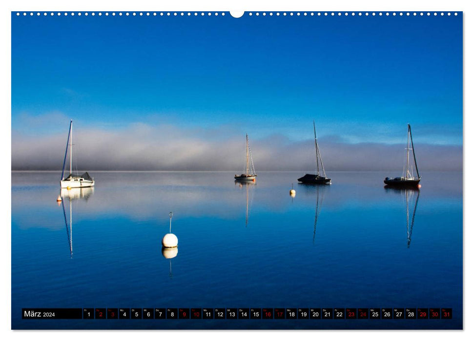 Vues sur le lac Starnberg (Calvendo Premium Calendrier mural 2024) 