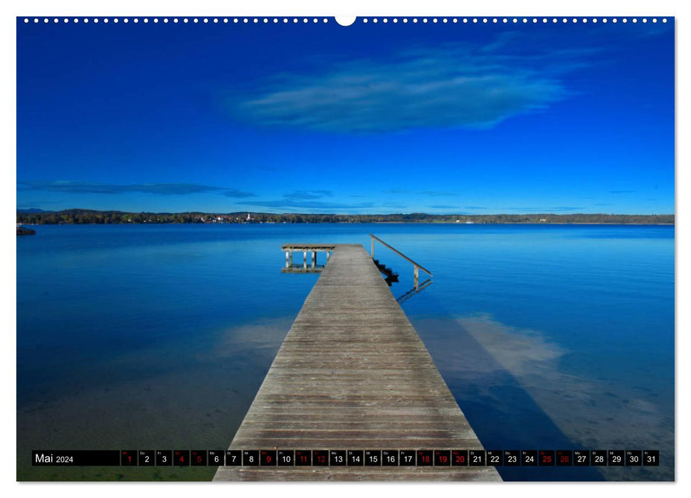 Starnberg Lake Views (CALVENDO Premium Wall Calendar 2024) 