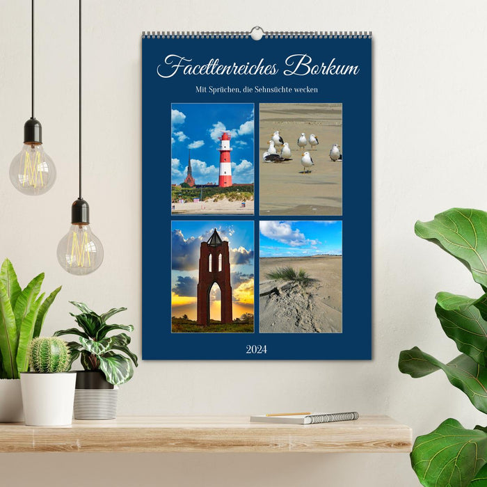 Facettenreiches Borkum (CALVENDO Wandkalender 2024)