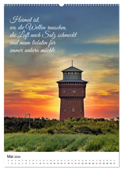 Multifaceted Borkum (CALVENDO wall calendar 2024) 