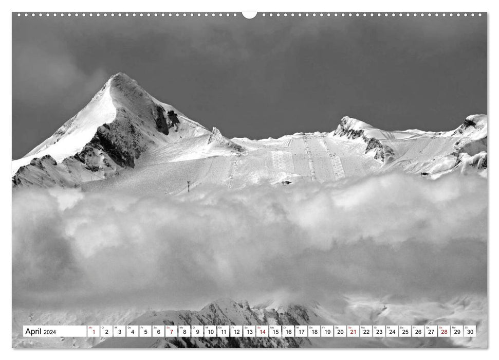 Dreitausender in den Alpen (CALVENDO Premium Wandkalender 2024)