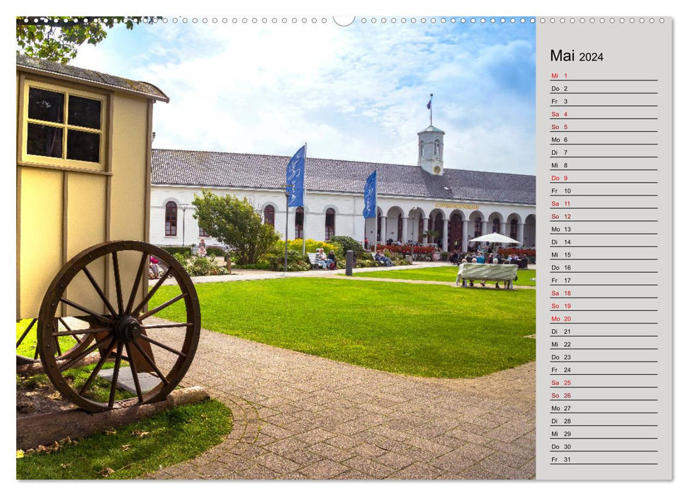 NORDERNEY birthday calendar with planner function (CALVENDO Premium Wall Calendar 2024) 