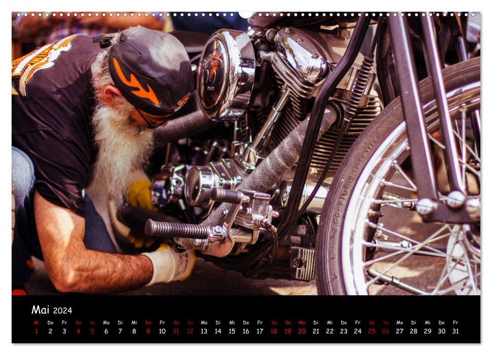 Custom bikes 2024 (CALVENDO wall calendar 2024) 