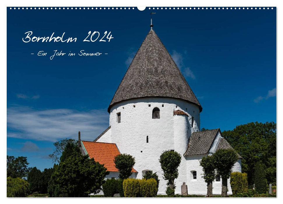 Bornholm 2024 A year in summer (CALVENDO wall calendar 2024) 