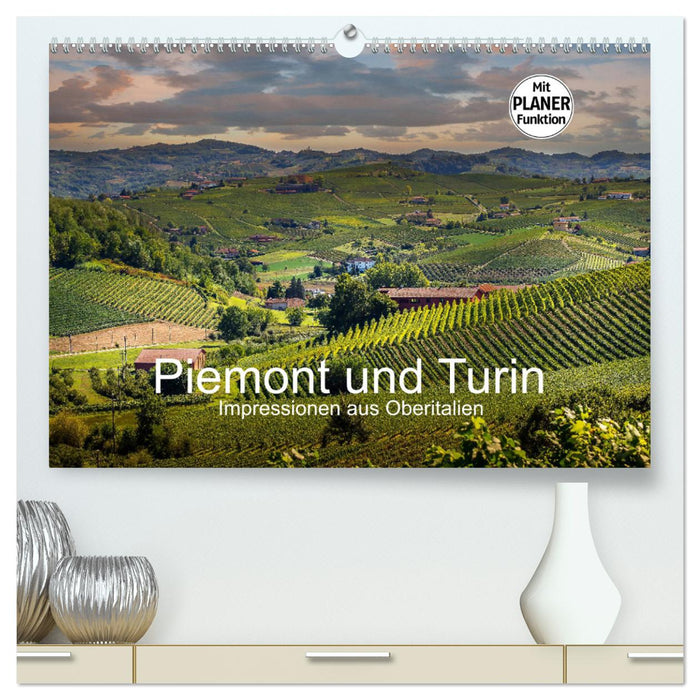 Piémont et Turin (Calendrier mural CALVENDO Premium 2024) 