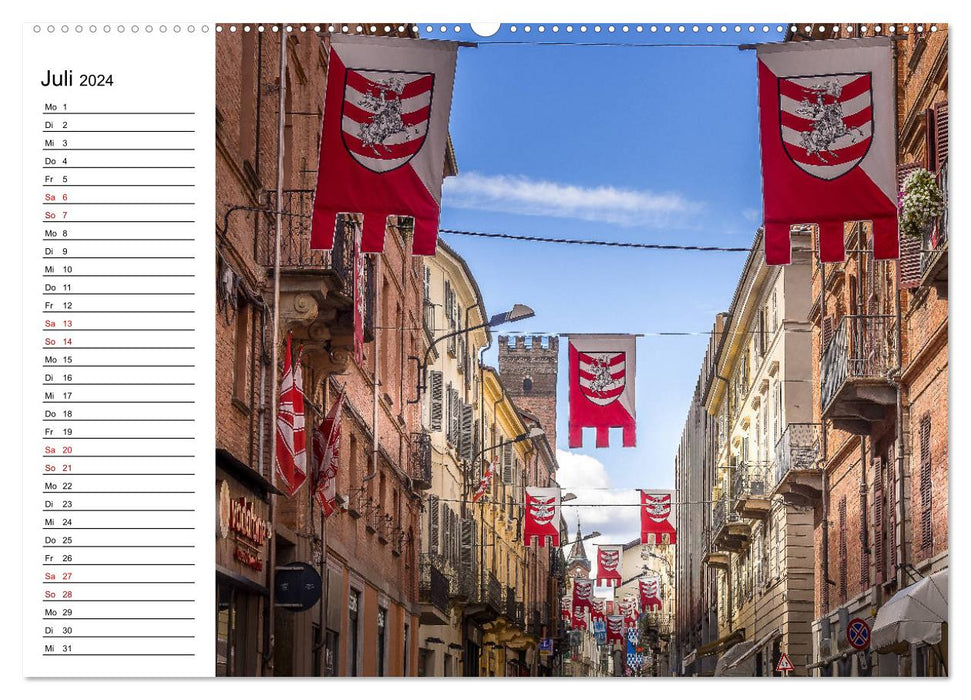 Piemont und Turin (CALVENDO Premium Wandkalender 2024)