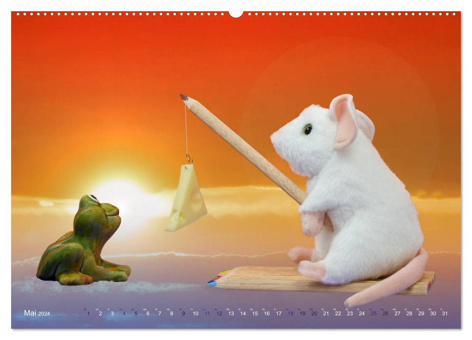 La merveilleuse vie de souris de Jonathan (Calendrier mural CALVENDO Premium 2024) 