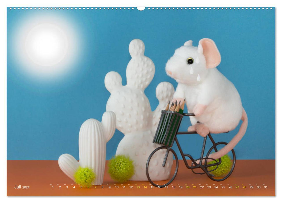 Jonathan's wonderful mouse life (CALVENDO Premium Wall Calendar 2024) 