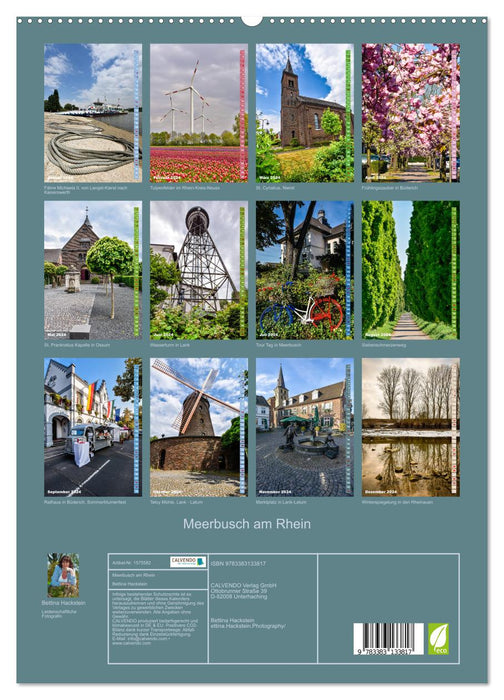 Meerbusch am Rhein (CALVENDO Premium Wall Calendar 2024) 