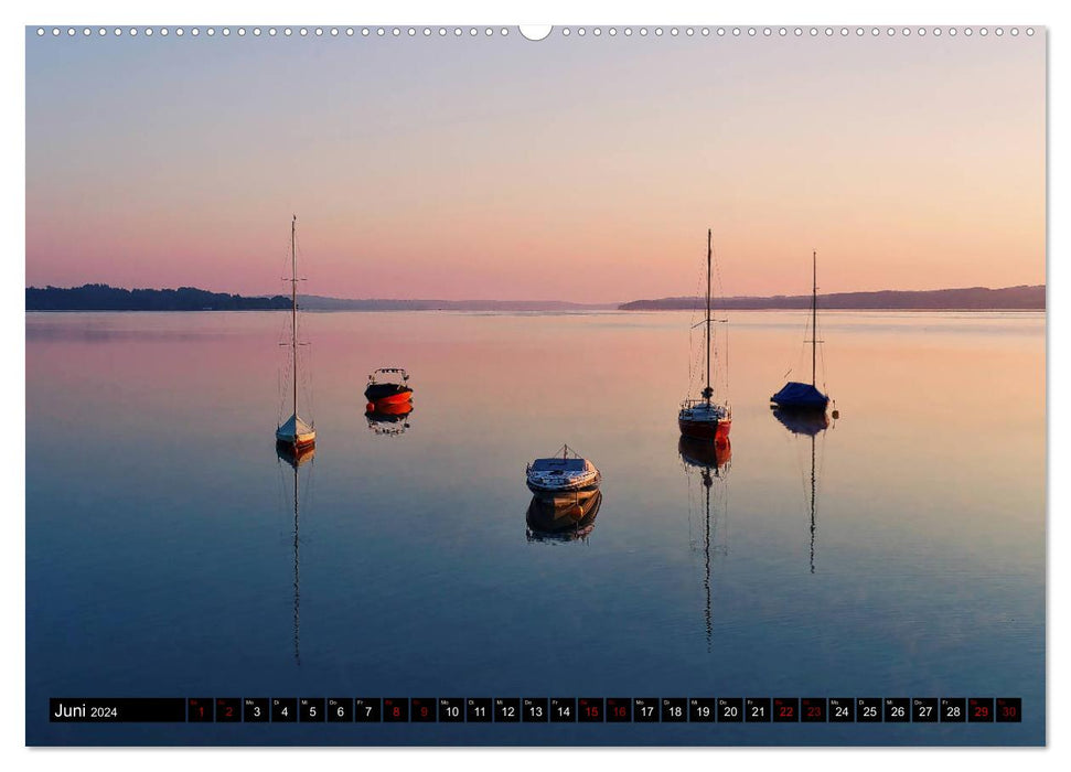 Vues sur le lac de Starnberg (Calendrier mural CALVENDO 2024) 