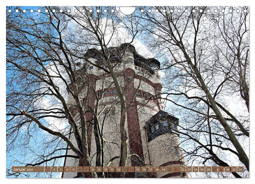 Mönchengladbach - Une visite de la ville sur le Bas-Rhin (Calendrier mural CALVENDO 2024) 