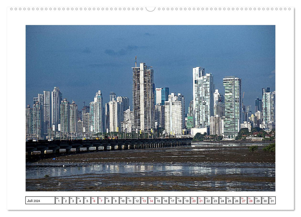 Panama - forays through breathtaking coastal, mountain and city landscapes (CALVENDO Premium Wall Calendar 2024) 