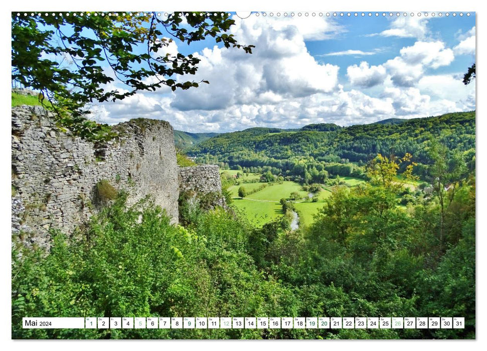 Hiking experiences in Franconian Switzerland (CALVENDO Premium Wall Calendar 2024) 