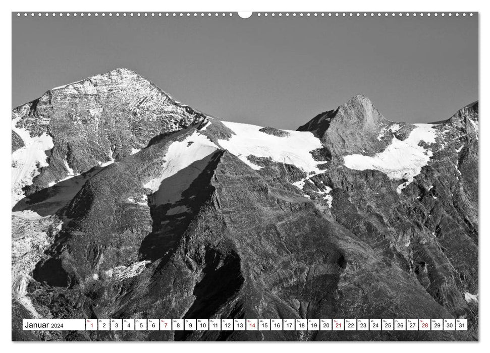 Dreitausender in den Alpen (CALVENDO Wandkalender 2024)