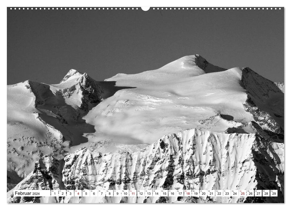 Dreitausender in den Alpen (CALVENDO Wandkalender 2024)