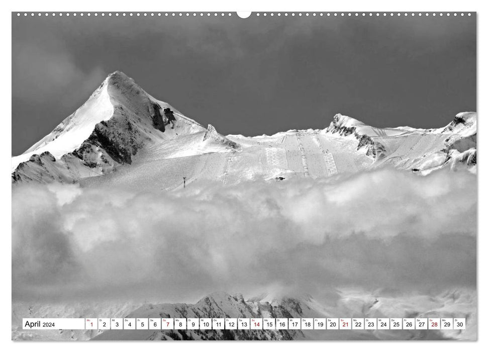 Dreitausender in den Alpen (CALVENDO Wandkalender 2024)