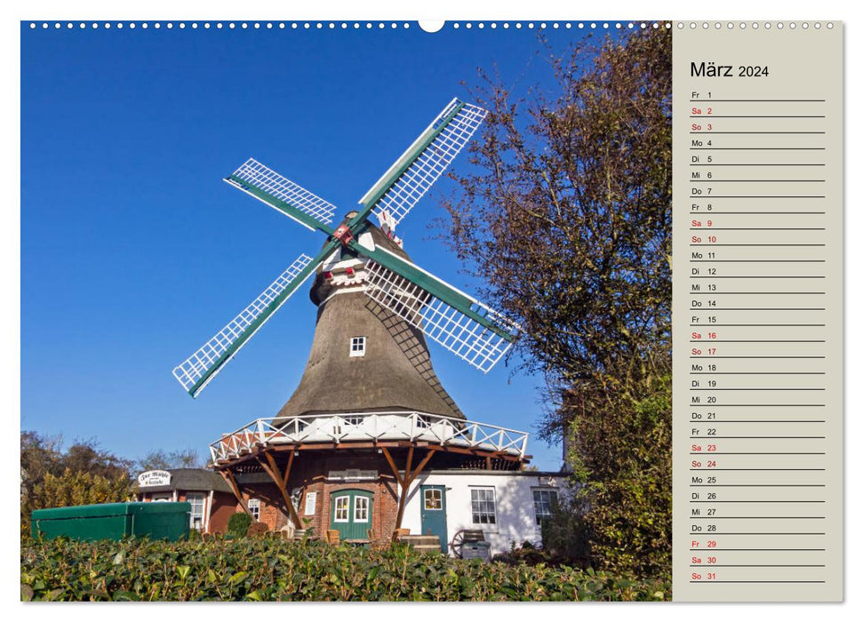 NORDERNEY birthday calendar with planner function (CALVENDO wall calendar 2024) 