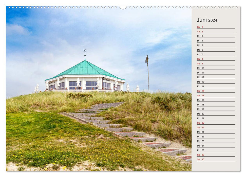 NORDERNEY birthday calendar with planner function (CALVENDO wall calendar 2024) 