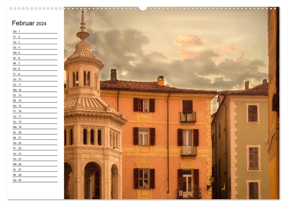 Piemont und Turin (CALVENDO Wandkalender 2024)