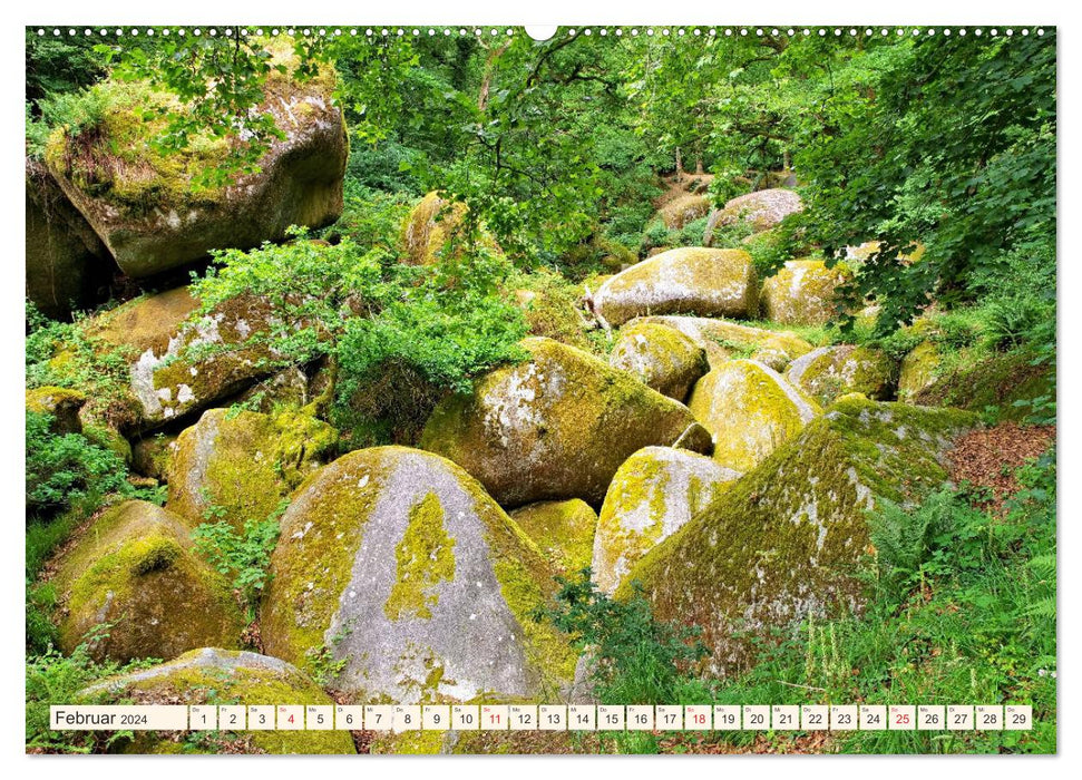 Huelgoat - legendary fairytale forest in Brittany (CALVENDO wall calendar 2024) 