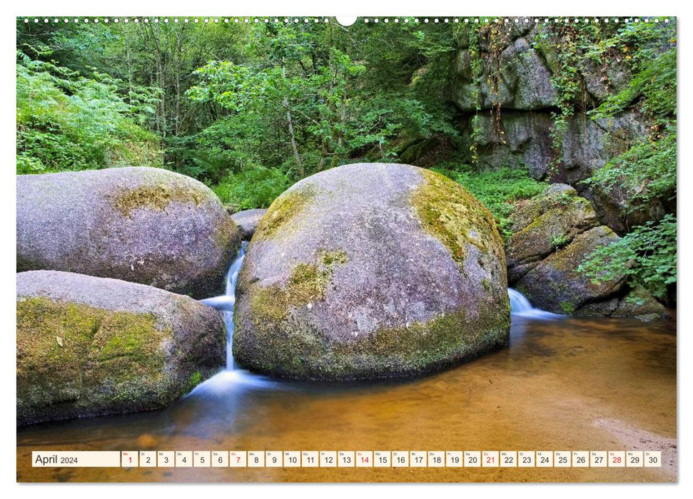 Huelgoat - legendary fairytale forest in Brittany (CALVENDO wall calendar 2024) 