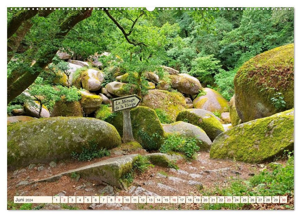 Huelgoat - legendary fairytale forest in Brittany (CALVENDO wall calendar 2024) 