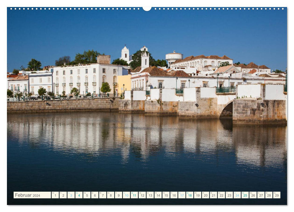 Algarve real - Impressions from Olhão and Tavira (CALVENDO Premium Wall Calendar 2024) 