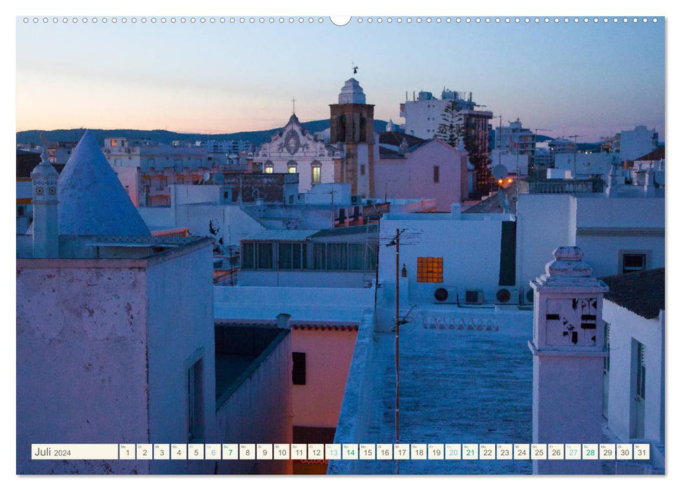 Algarve real - Impressionen aus Olhão und Tavira (CALVENDO Premium Wandkalender 2024)
