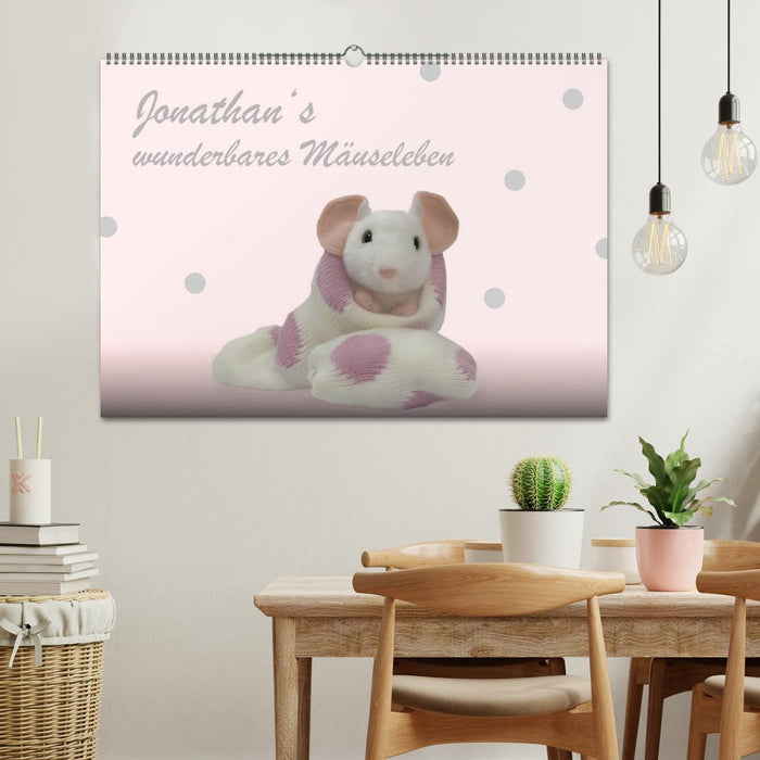 Jonathan's wonderful mouse life (CALVENDO wall calendar 2024) 