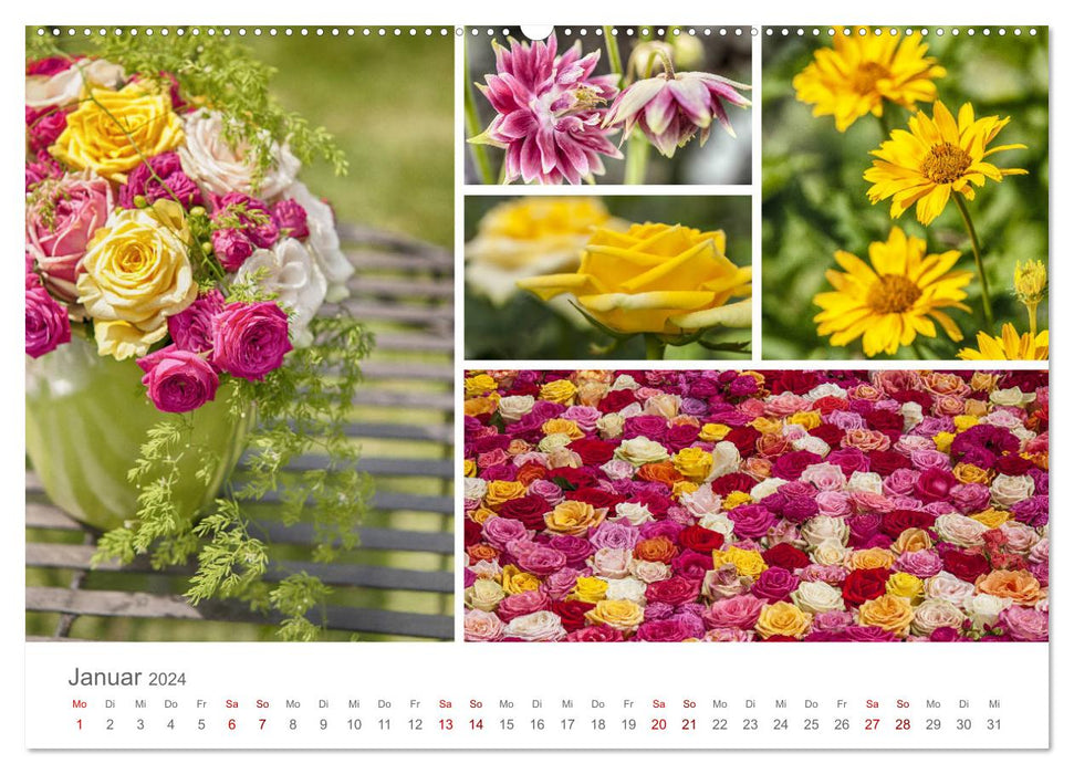 A garden that invites you to linger (CALVENDO Premium Wall Calendar 2024) 