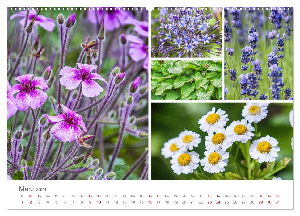 A garden that invites you to linger (CALVENDO Premium Wall Calendar 2024) 