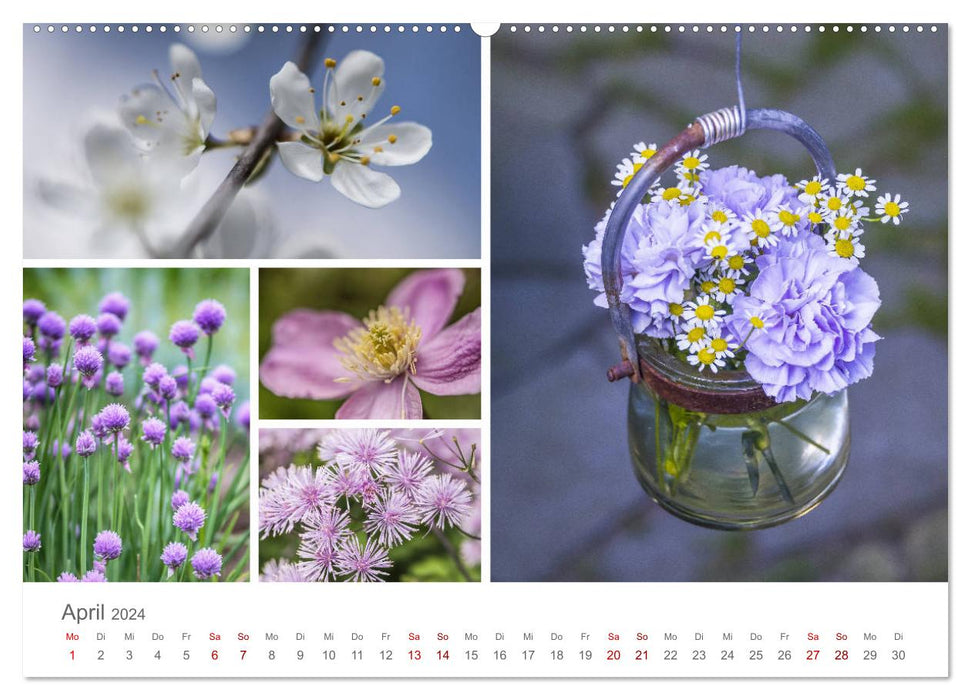 A garden that invites you to linger (CALVENDO Premium Wall Calendar 2024) 