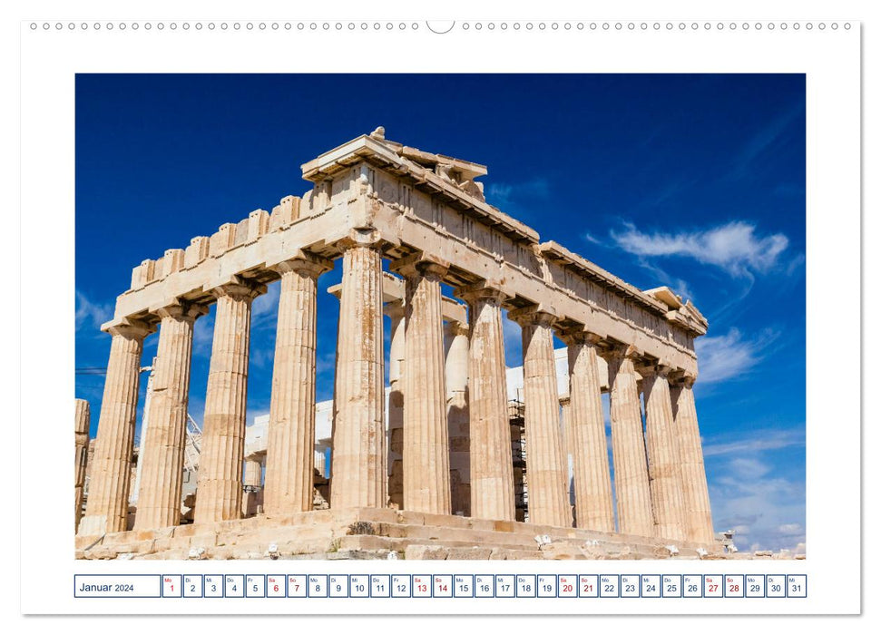 From Athens to Amorgos - Discover the Cyclades (CALVENDO Premium Wall Calendar 2024) 
