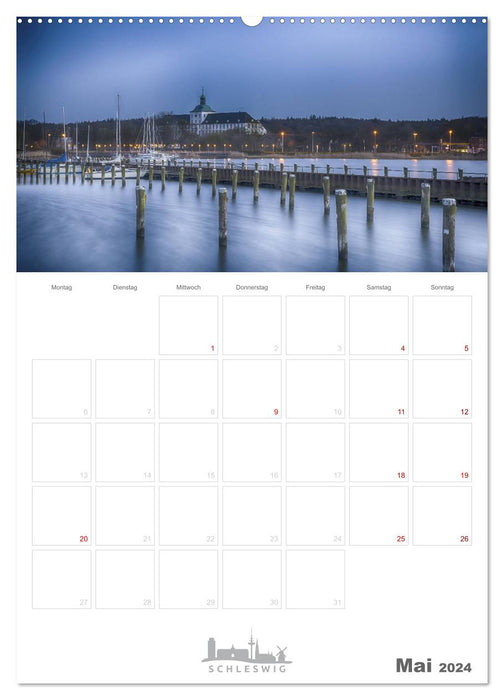 Greetings from Schleistadt Schleswig (CALVENDO Premium Wall Calendar 2024) 