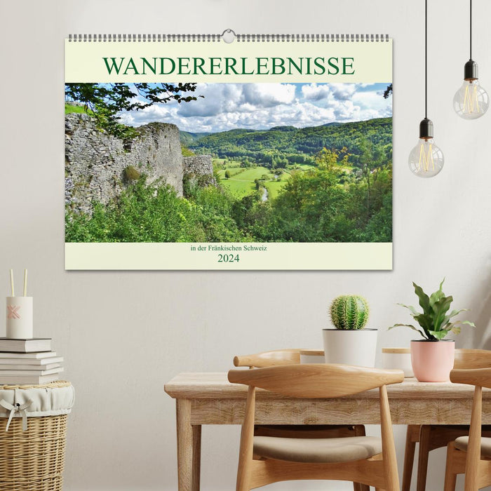 Wandererlebnisse in der Fränkischen Schweiz (CALVENDO Wandkalender 2024)
