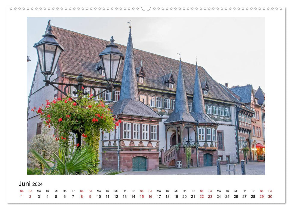 Fascination with half-timbered structures - on the Weser and Ilme (CALVENDO wall calendar 2024) 
