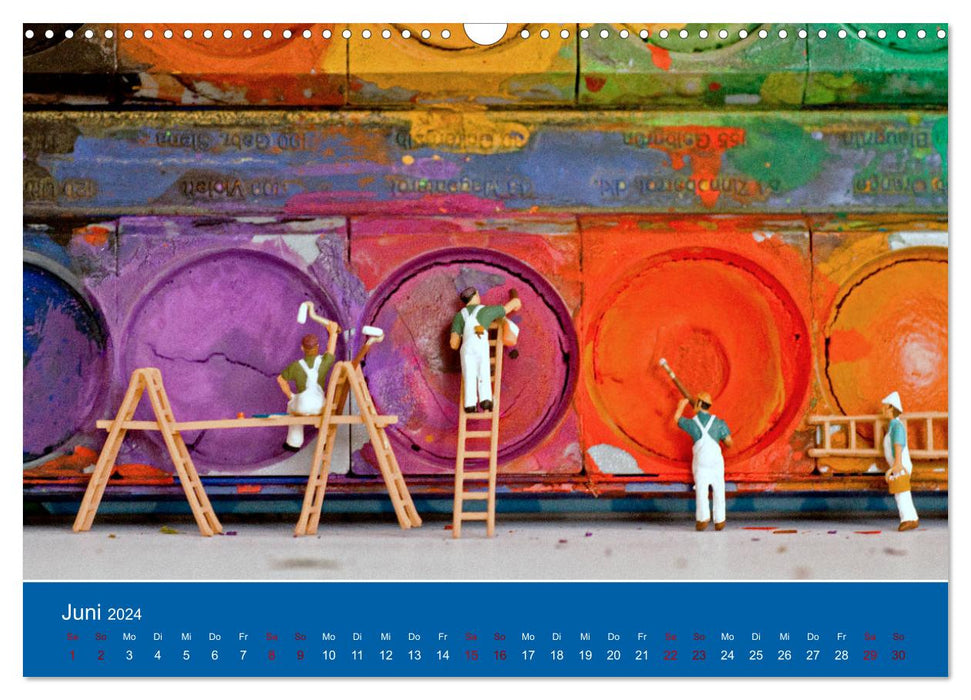 Miniatures - Petit très grand (Calendrier mural CALVENDO 2024) 