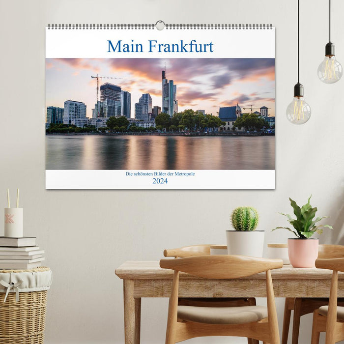 Main Frankfurt (CALVENDO Wandkalender 2024)