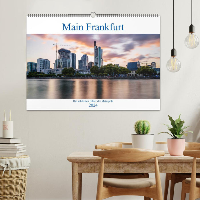 Main Frankfurt (CALVENDO wall calendar 2024) 