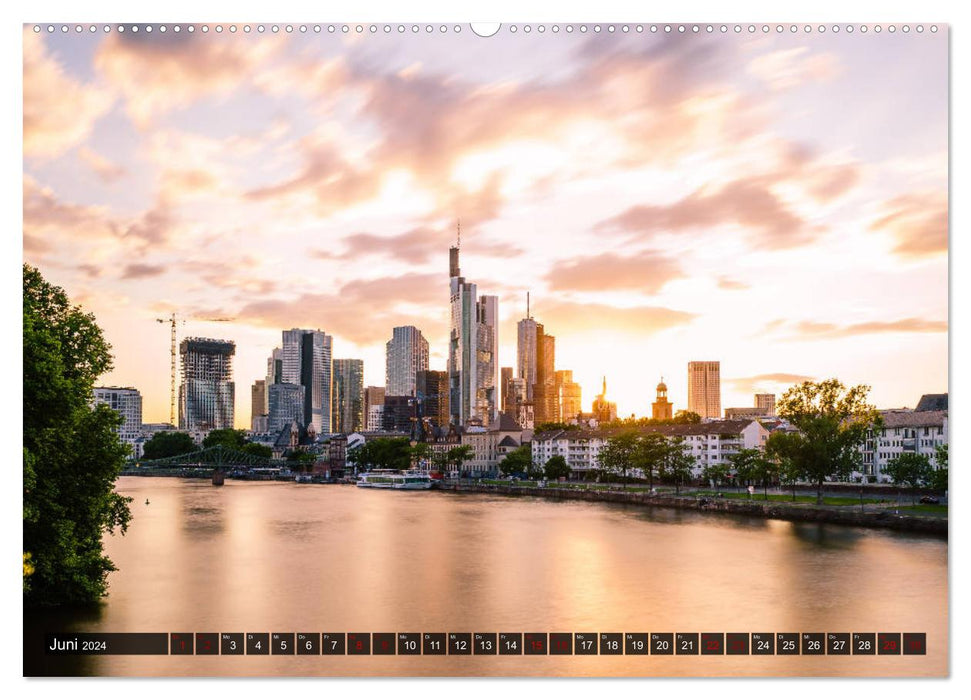 Main Frankfurt (CALVENDO Wandkalender 2024)